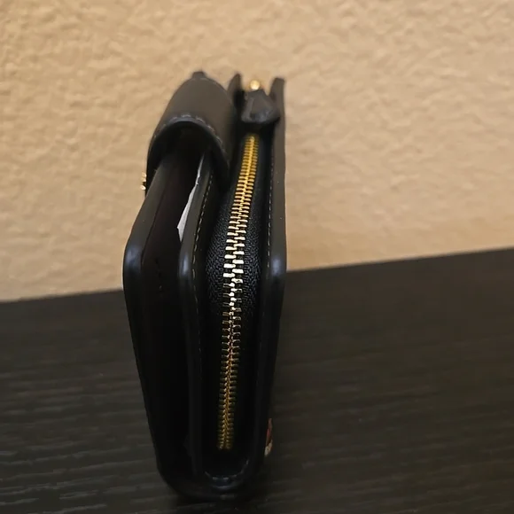 Coach Medium Corner Zip Wallet With Cherry Print - Picture 6 of 14